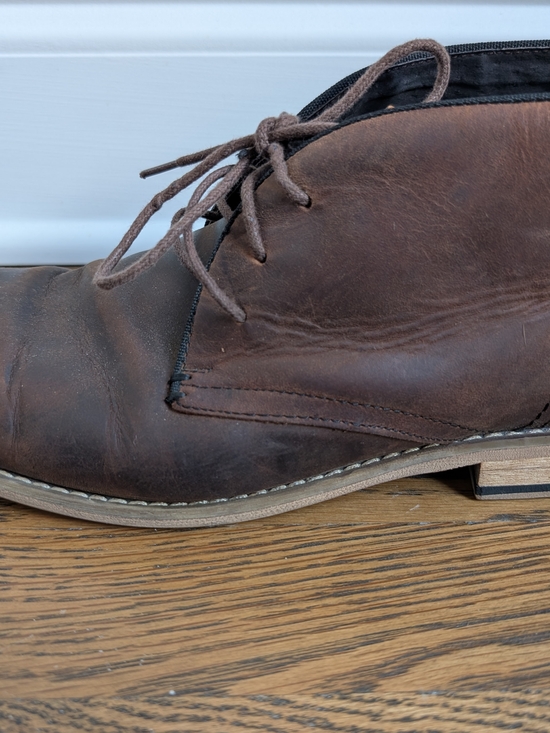 Joseph Abboud Men\'s Brown Leather Chukka Boots Size 10 D Ankle Desert 40RV 10D40 main image 15